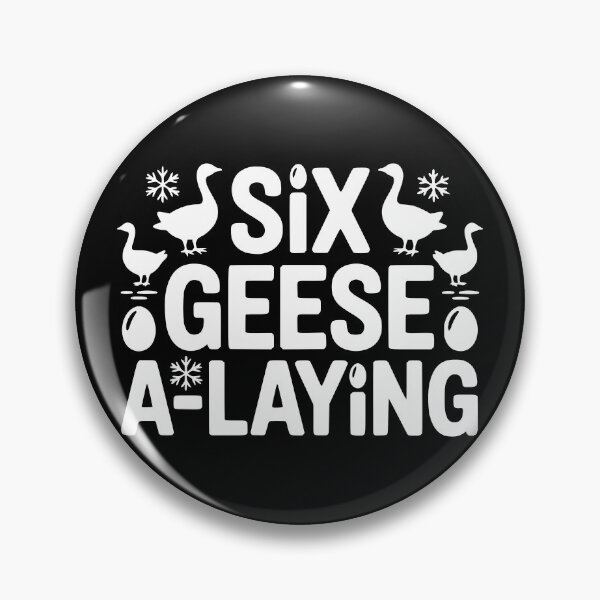 Item preview, Six Geese a-Laying designed and sold by theartfulaspie.