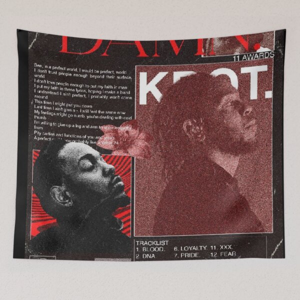 Aperçu de l'œuvre Kendrick Lamar Putain créée et vendue par BubbleStreet.