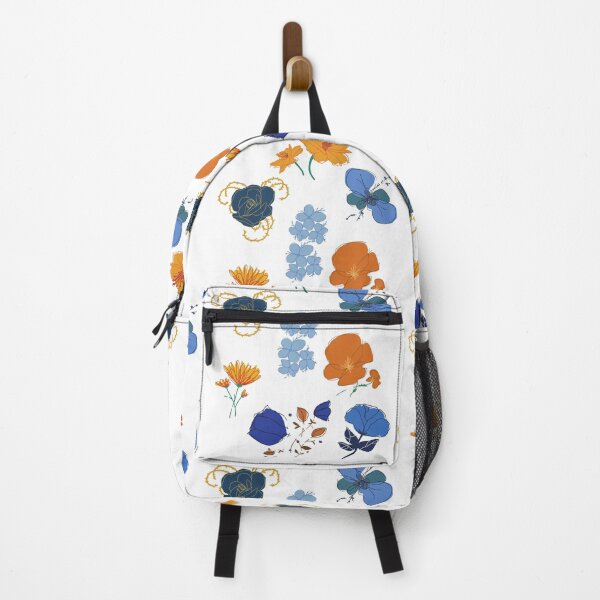 Item preview, Minimalist Wildflowers Line Art - Colorful Botanical Floral Pattern designed and sold by DreamyBrushArt.