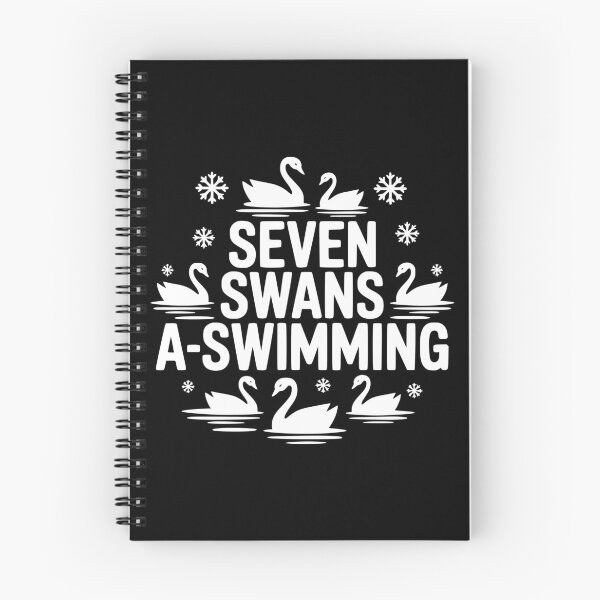 Item preview, Seven Swans a-Swimming designed and sold by theartfulaspie.