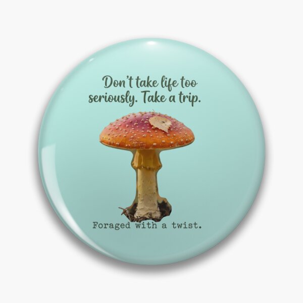 Item preview, Amanita Mushroom Funny Trip Quote designed and sold by 63Hotpeppers.
