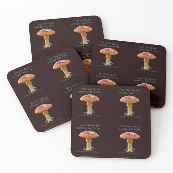 Item preview, Amanita Mushroom Funny Trip Quote designed and sold by 63Hotpeppers.