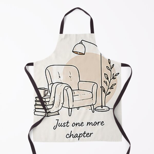 Item preview, Just One More Chapter | Cozy Reading Quote Illustration designed and sold by Sara-Ai.