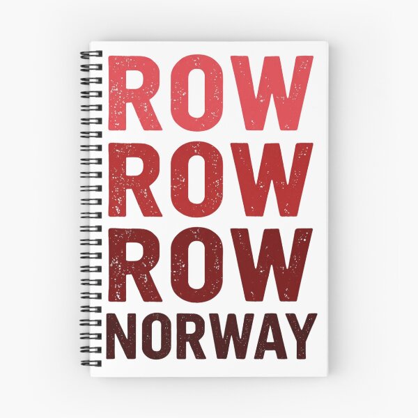 Artikelvorschau, Row Row Row Norwegen entworfen und verkauft von Positive&FunnyThings.