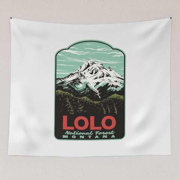 Item preview, Lolo National Forest Montana Retro designed and sold by HalpinDesign.