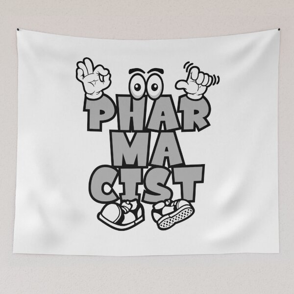 Item preview, Pharmacist - WORK Street Lettering Cartoon Character  designed and sold by NFTWords.