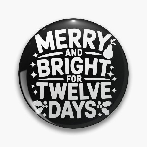 Item preview, Merry and Bright for Twelve Days designed and sold by theartfulaspie.