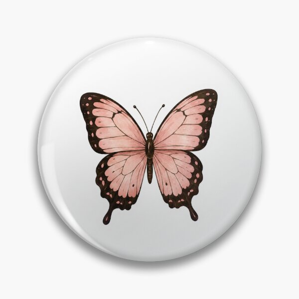 Item preview, Pink Butterfly Sticker | Soft Pastel Butterfly Aesthetic designed and sold by PopStickerLab22.