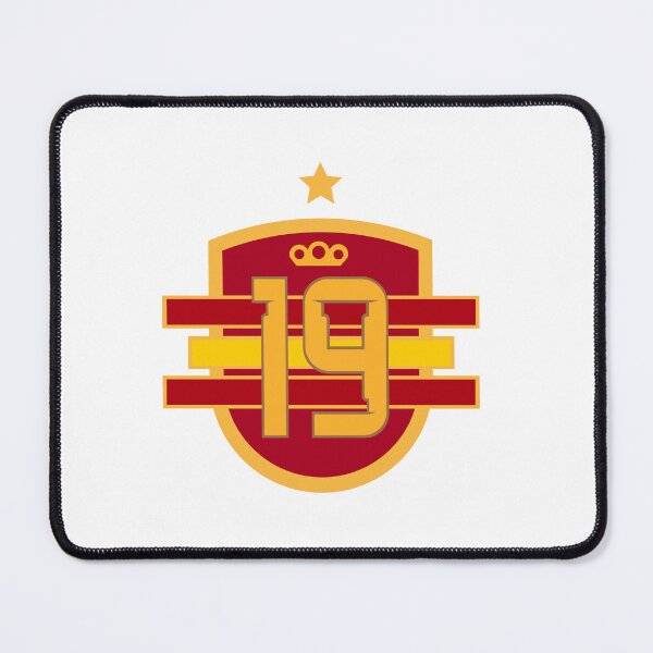 Item preview, Modern Number 19 Football Badge designed and sold by Kune Club.