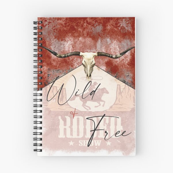 Item preview, Wild & Free Rodeo Bull Skull Art designed and sold by Vicky021.