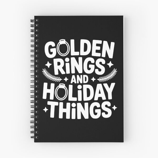 Item preview, Golden Rings and Holiday Things designed and sold by theartfulaspie.