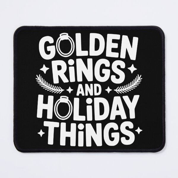 Item preview, Golden Rings and Holiday Things designed and sold by theartfulaspie.