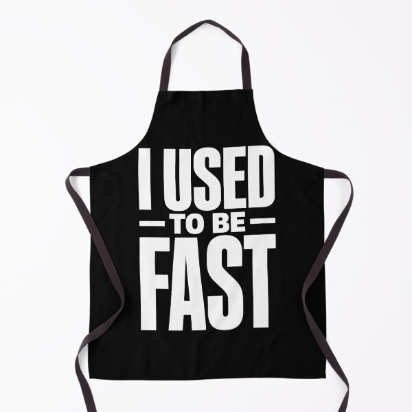 Item preview, I Used to Be Fast Funny Aging Runner Typography T-Shirt designed and sold by ArcaneArtistry.