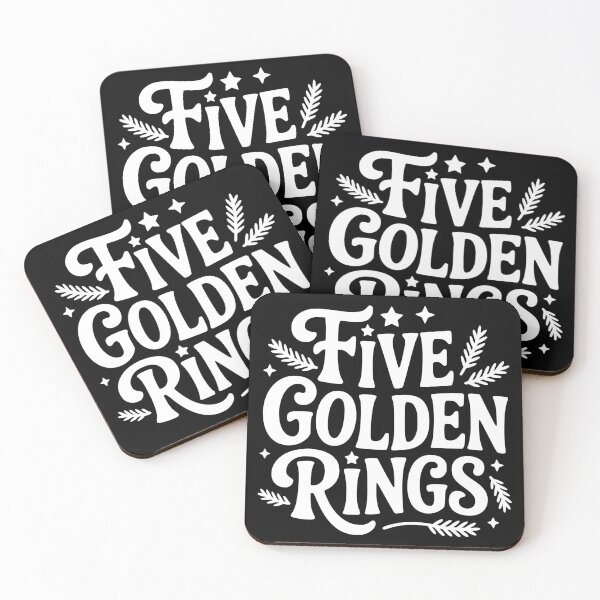 Item preview, Five Golden Rings designed and sold by theartfulaspie.