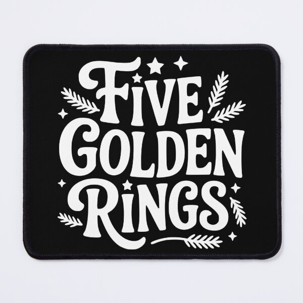 Item preview, Five Golden Rings designed and sold by theartfulaspie.