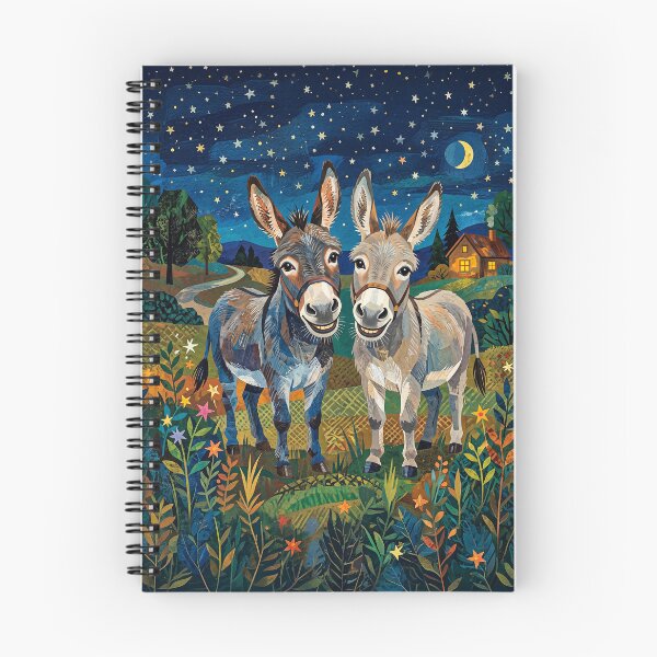 Item preview, Children's Art Two Donkeys Smiling designed and sold by Home Decor Art.