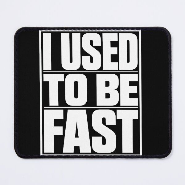 Item preview, I Used to Be Fast Funny Aging Runner Typography T-Shirt designed and sold by ArcaneArtistry.
