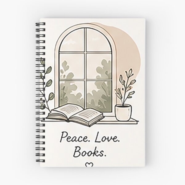 Item preview, Peace Love Books | Cozy Reading Window Minimal Art designed and sold by Sara-Ai.