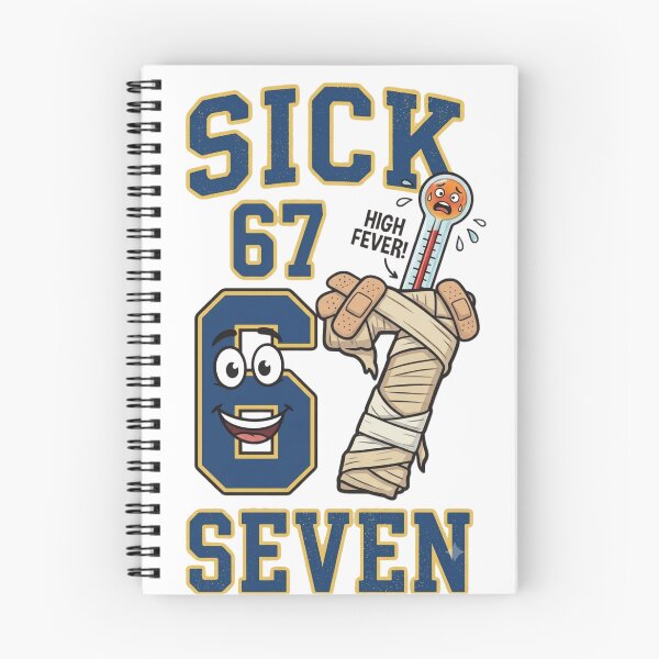 Item preview, Sick Seven Funny 67 Cartoon Wordplay designed and sold by Scribe2Vibe.