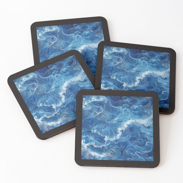Item preview, Abstract Ocean Waves Artwork  designed and sold by NivyasArtistry.