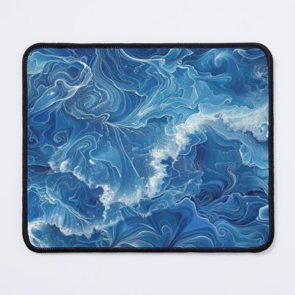Item preview, Abstract Ocean Waves Artwork designed and sold by NivyasArtistry.