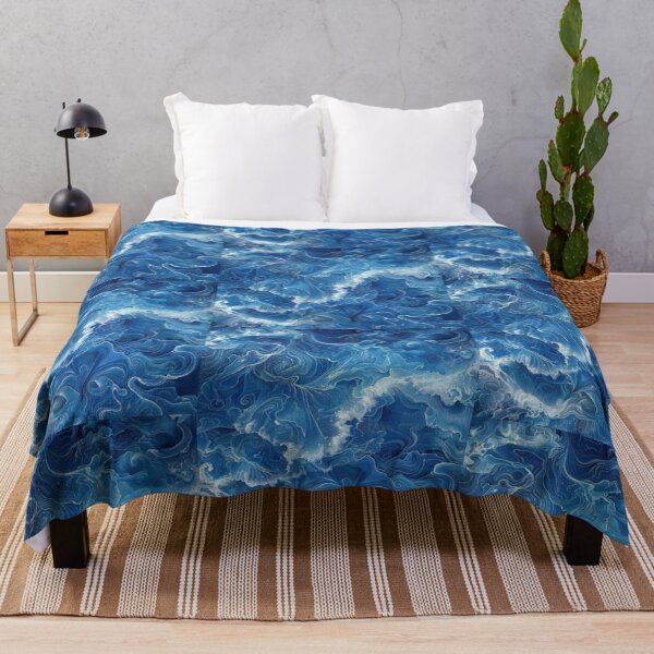 Item preview, Abstract Ocean Waves Artwork designed and sold by NivyasArtistry.