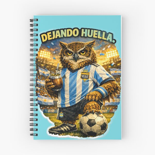 Item preview, ??? LEAVING A MARK – ARGENTINE OWL ⚽ SPORTS MOTIVATIONAL ART VLLC designed and sold by Tienda Argentina.