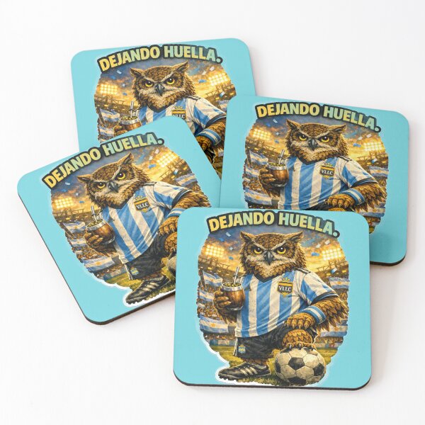 Item preview, ??? LEAVING A MARK – ARGENTINE OWL ⚽ SPORTS MOTIVATIONAL ART VLLC designed and sold by VICTORY LIBERTY .