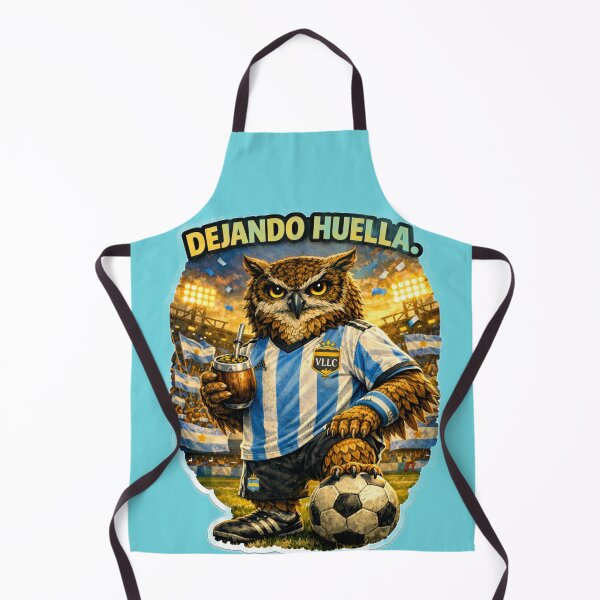 Item preview, ??? LEAVING A MARK – ARGENTINE OWL ⚽ SPORTS MOTIVATIONAL ART VLLC designed and sold by VICTORY LIBERTY .