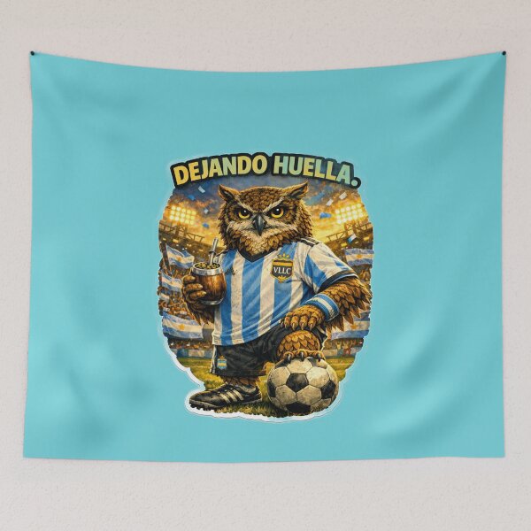 Item preview, ??? LEAVING A MARK – ARGENTINE OWL ⚽ SPORTS MOTIVATIONAL ART VLLC designed and sold by Tienda Argentina.