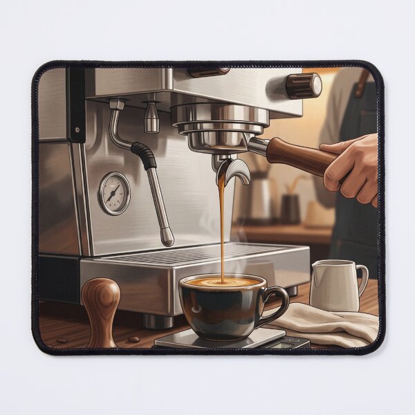 Item preview, The Artisan Espresso Ritual | Premium Specialty Coffee Illustration | Espresso Wall Art | Barista T-Shirt Design designed and sold by SAJ Design Studio.