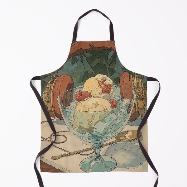Item preview, Summer Frequency – Ice Cream & Headphones Vintage Art designed and sold by obstinator.