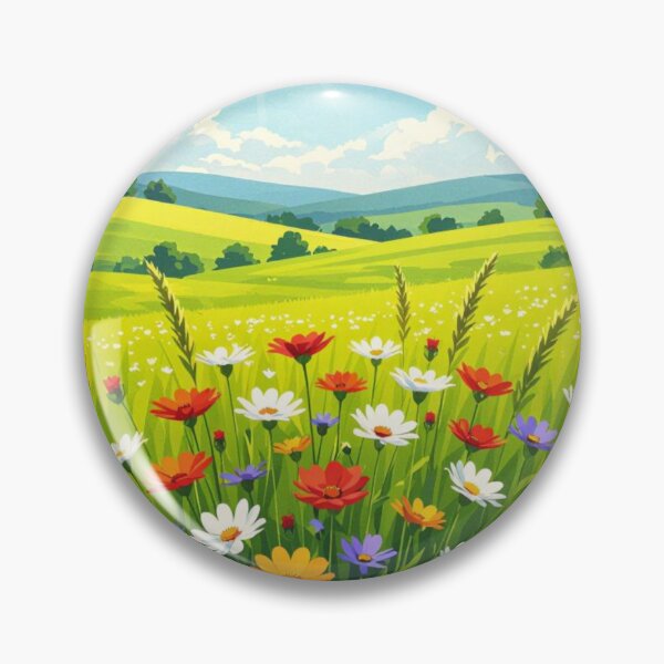 Item preview, Summer Serenity - Wildflower meadows under the Litha sun designed and sold by NeyhineAngelionShop.