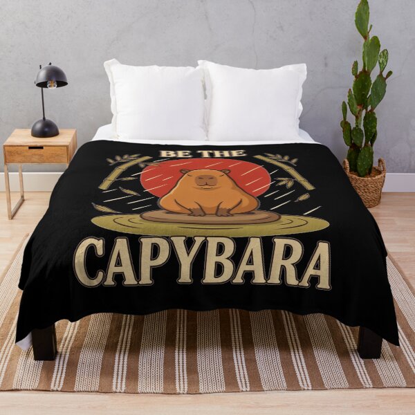 Item preview, Be the Capybara – Vintage Inspirational Animal Design designed and sold by No Excuses Supply.