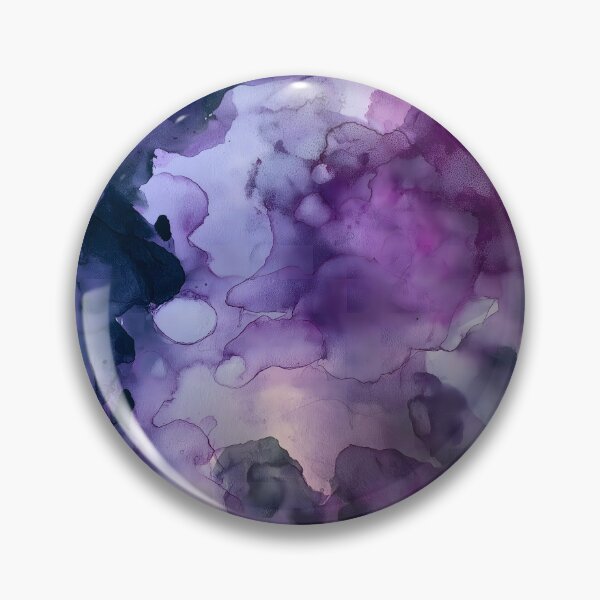 Item preview, Purple Alcohol Ink Abstract Clouds designed and sold by EmmaPi.