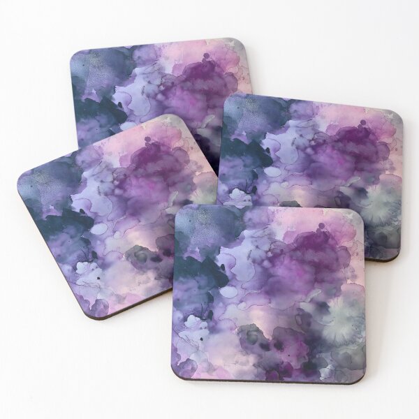 Item preview, Purple Alcohol Ink Abstract Clouds designed and sold by EmmaPi.