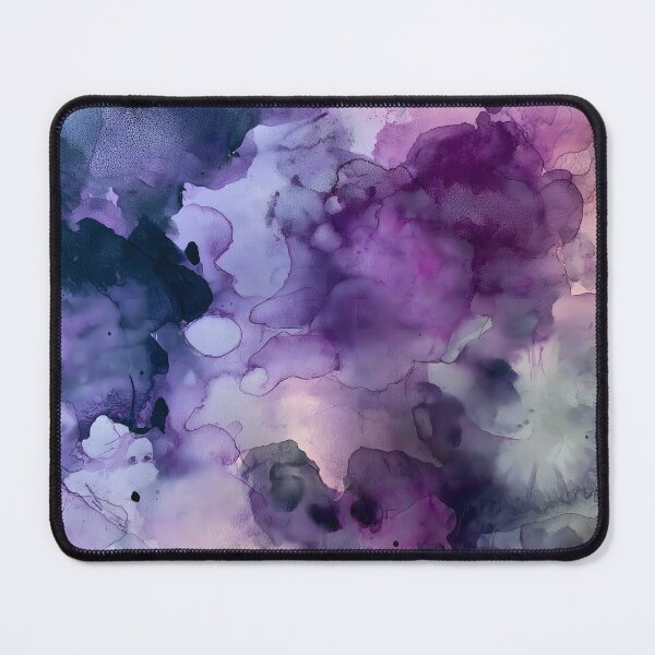 Item preview, Purple Alcohol Ink Abstract Clouds designed and sold by EmmaPi.