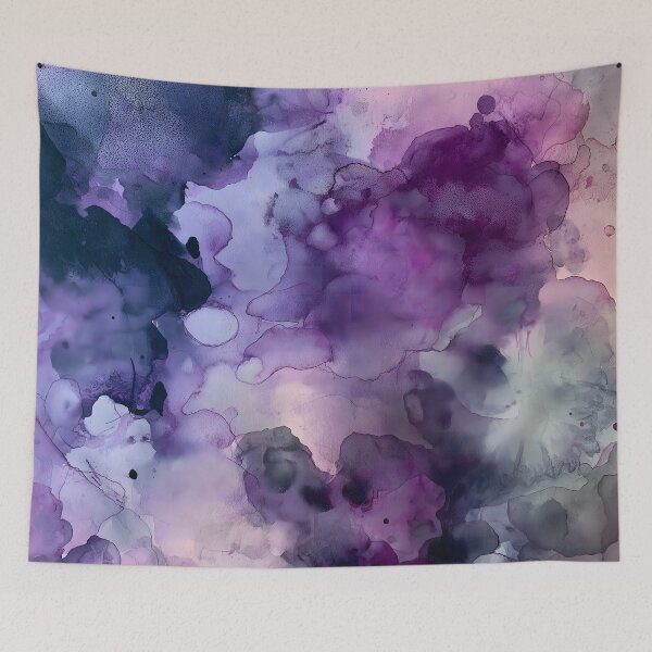 Item preview, Purple Alcohol Ink Abstract Clouds designed and sold by EmmaPi.