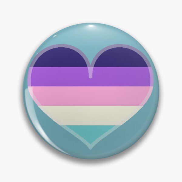 Item preview, Aurora Lesbian Pride Heart [Blue Edition] designed and sold by Roxzania.