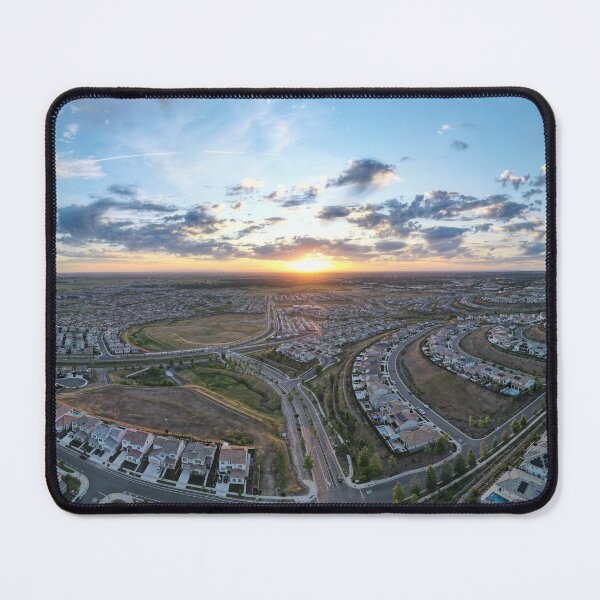 Item preview, California City Sunset Photography – Urban Skyline Golden Hour Wall Art designed and sold by Tempraneo Photo.