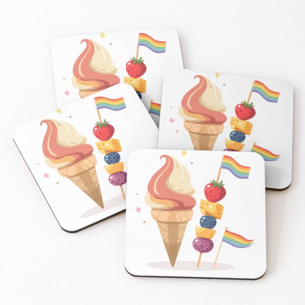 Item preview, Eat the Rainbow – Pride Month Foodie Edition designed and sold by HappyDoodle11.
