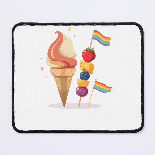 Item preview, Eat the Rainbow – Pride Month Foodie Edition designed and sold by HappyDoodle11.