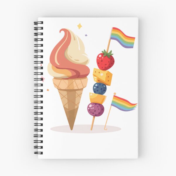 Item preview, Eat the Rainbow – Pride Month Foodie Edition designed and sold by HappyDoodle11.