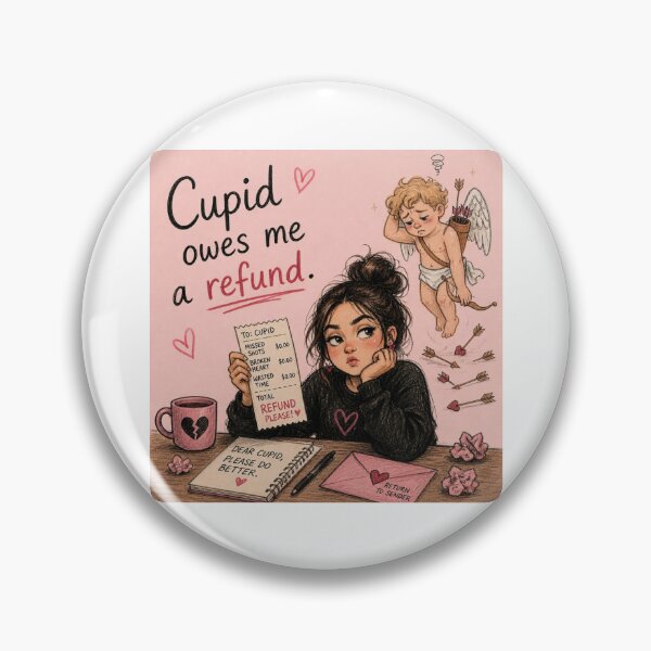 Item preview, Cupid owes me a refund designed and sold by CinemaChronik.