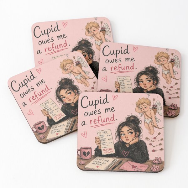 Item preview, Cupid owes me a refund designed and sold by CinemaChronik.