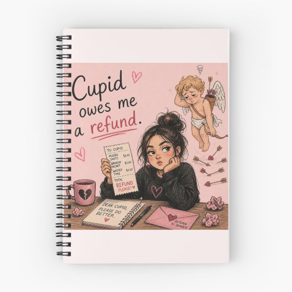 Item preview, Cupid owes me a refund designed and sold by CinemaChronik.