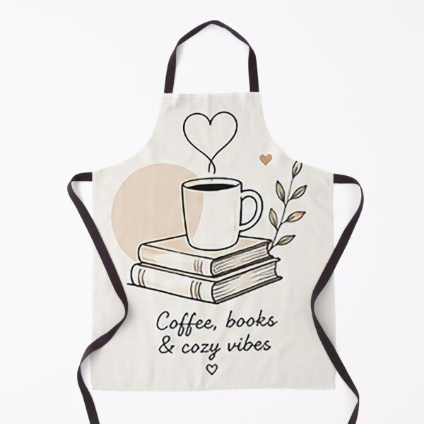 Item preview, Coffee Books & Cozy Vibes | Minimal Scandinavian Illustration designed and sold by Sara-Ai.