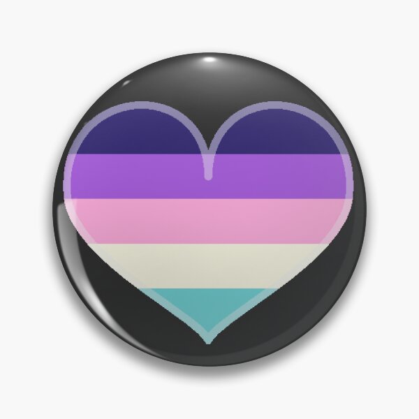 Item preview, Aurora Lesbian Pride Heart [Dark Edition] designed and sold by Roxzania.