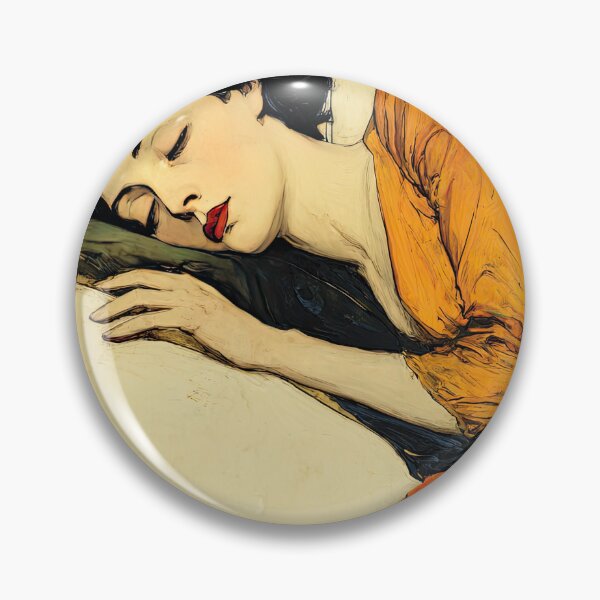 Item preview, Sleeping Among Memories – Vintage Art Nouveau Illustration designed and sold by obstinator.