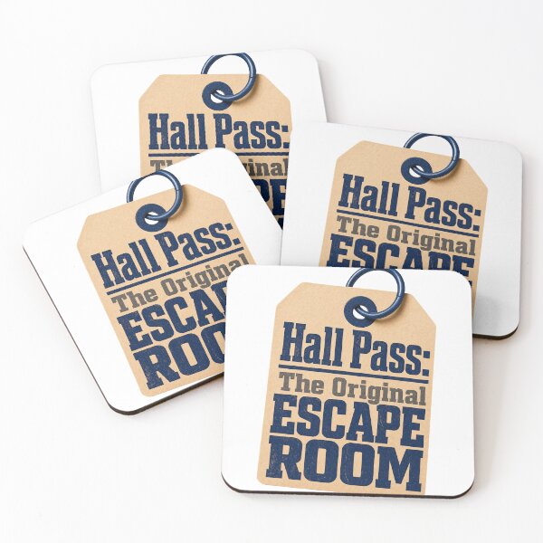 Item preview, Teacher Humor Hall Pass Escape Room designed and sold by pirminio.